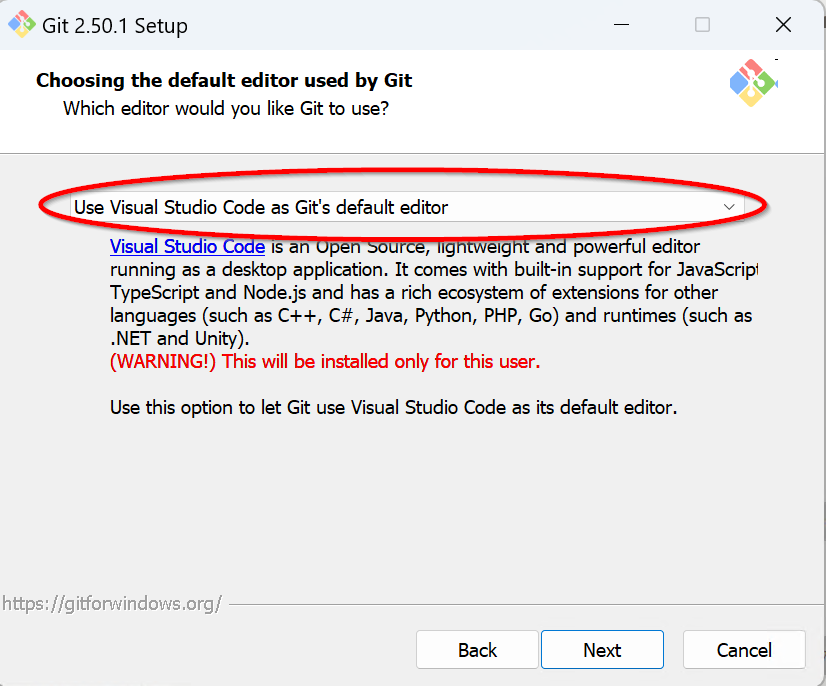 Default Editor